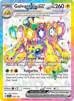 Galvantula ex - pokemon TCG Card