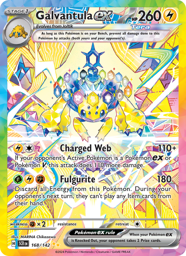 Galvantula ex - Pokémon TCG Card