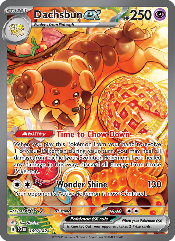Dachsbun ex - Pokémon TCG Card