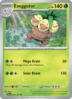 Exeggutor - pokemon TCG Card