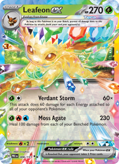 Leafeon ex - pokemon TCG Card