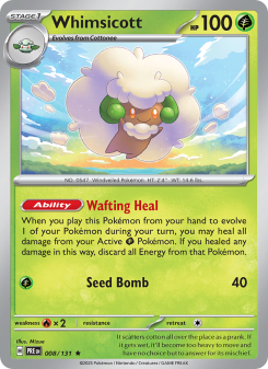 Whimsicott - pokemon TCG Card