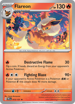 Flareon - pokemon TCG Card