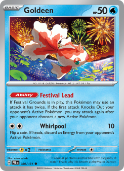 Goldeen - pokemon TCG Card