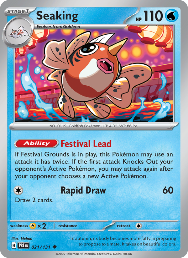 Seaking - Pokémon TCG Card