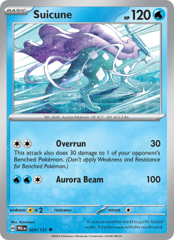 Suicune - pokemon TCG Card