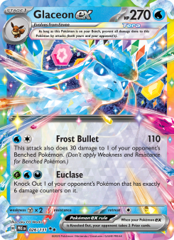 Glaceon ex - pokemon TCG Card