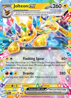 Jolteon ex - pokemon TCG Card