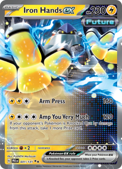 Iron Hands ex - pokemon TCG Card