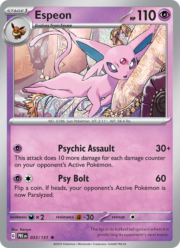 Espeon - Pokémon TCG Card
