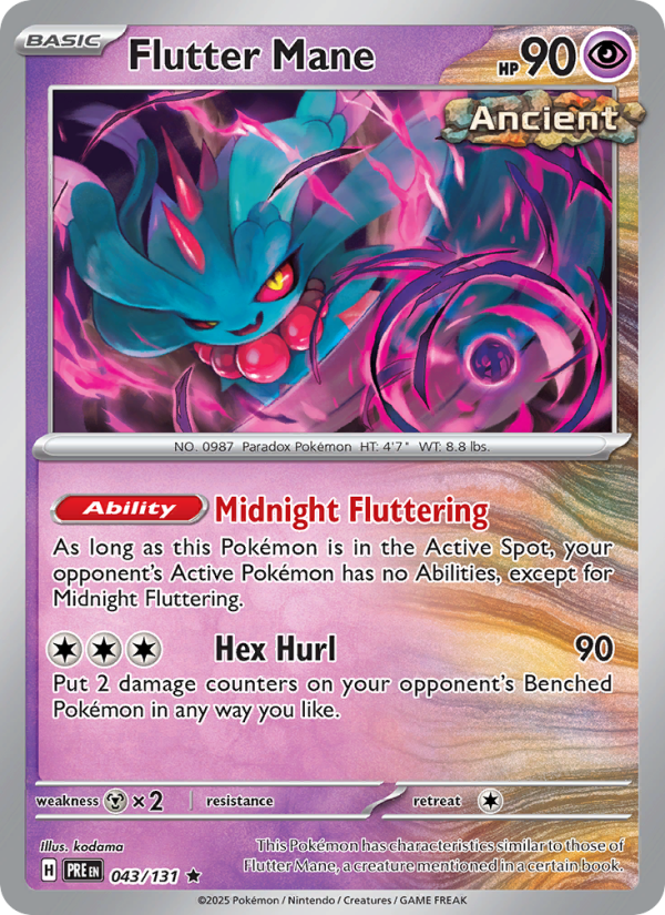Flutter Mane - Pokémon TCG Card