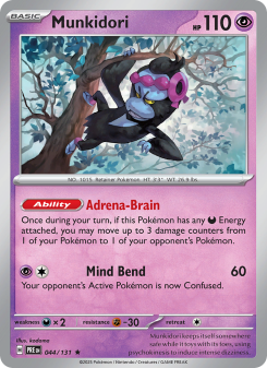 Munkidori - pokemon TCG Card