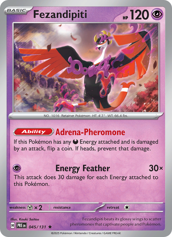 Fezandipiti - Pokémon TCG Card