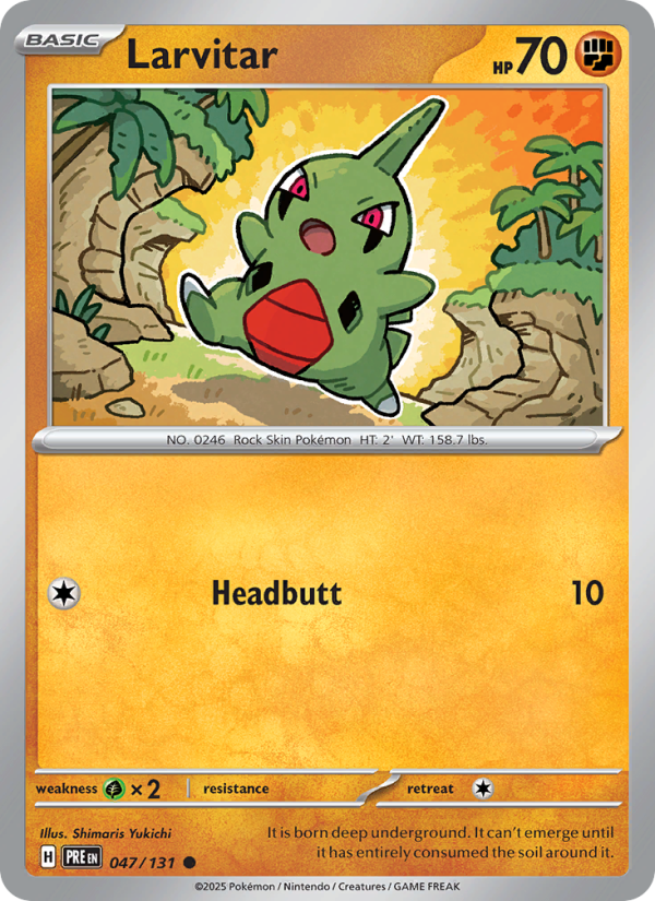Larvitar - Pokémon TCG Card