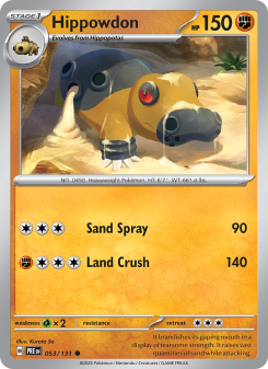 Hippowdon - pokemon TCG Card