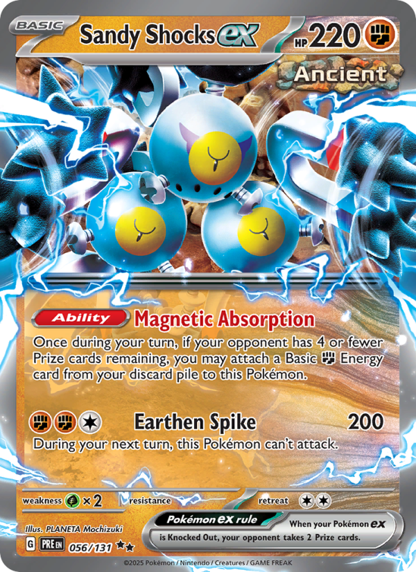 Sandy Shocks ex - Pokémon TCG Card