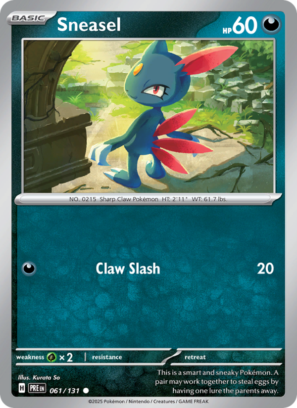Sneasel - Pokémon TCG Card