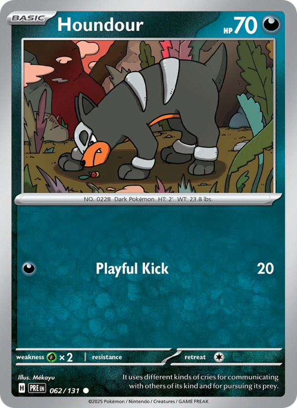 Houndour - Pokémon TCG Card