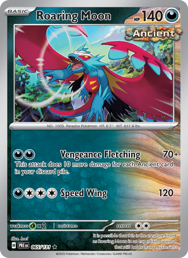 Roaring Moon - Pokémon TCG Card