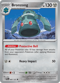 Bronzong - pokemon TCG Card