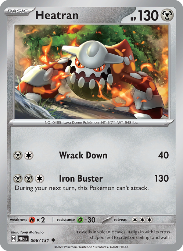 Heatran - Pokémon TCG Card