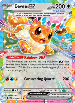 Eevee ex - pokemon TCG Card