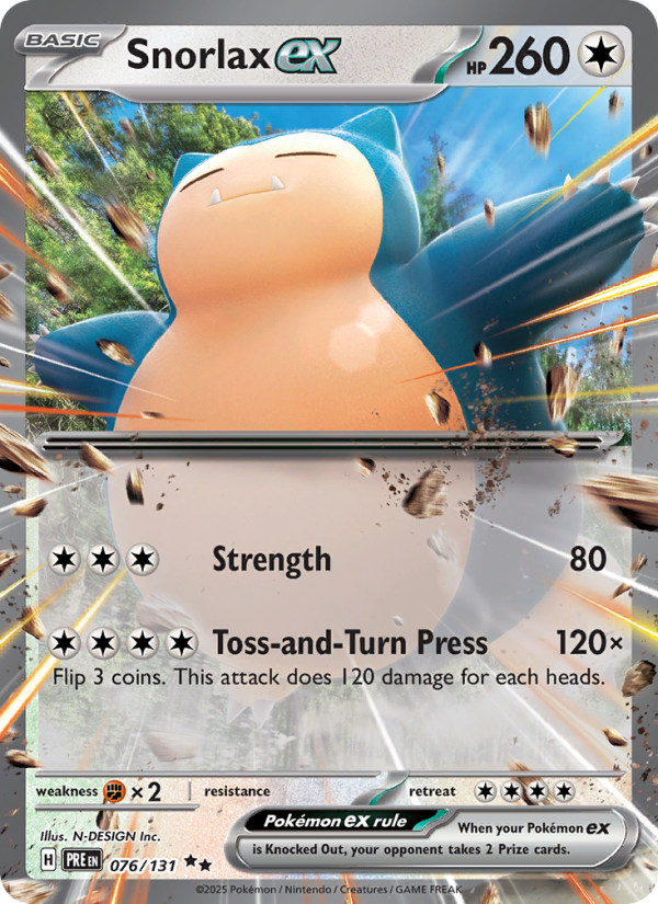 Snorlax ex - Pokémon TCG Card
