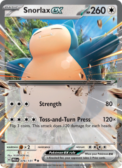 Snorlax ex - pokemon TCG Card