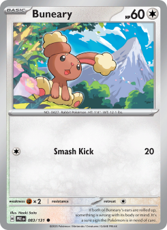 Buneary - pokemon TCG Card