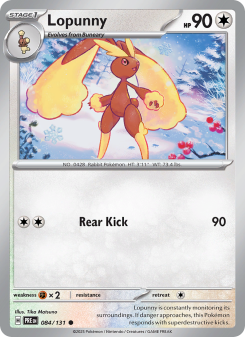 Lopunny - pokemon TCG Card