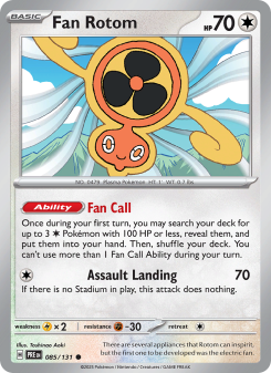 Fan Rotom - pokemon TCG Card