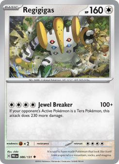 Regigigas - pokemon TCG Card