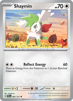 Shaymin - pokemon TCG Card