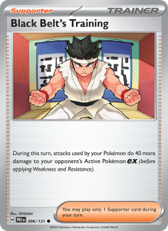 Black Belt's Training - pokemon TCG Card