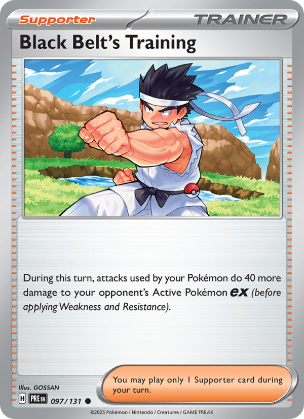 Black Belt's Training - Pokémon TCG Card