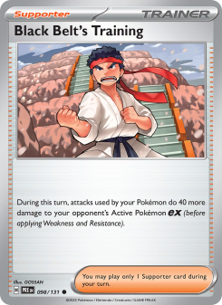 Black Belt's Training - pokemon TCG Card