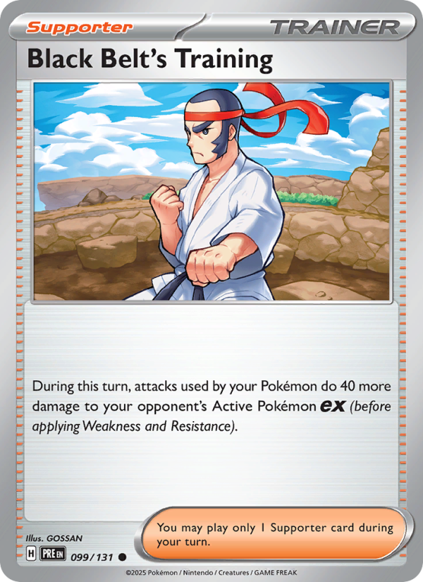 Black Belt's Training - Pokémon TCG Card