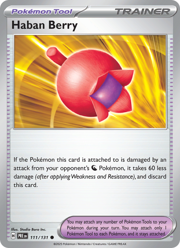 Haban Berry - Pokémon TCG Card
