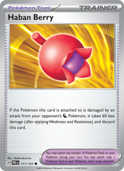 Haban Berry - pokemon TCG Card