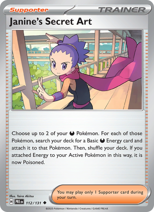Janine's Secret Art - Pokémon TCG Card