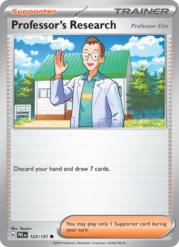 Professor's Research - Pokémon TCG Card