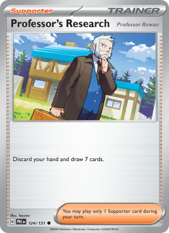 Professor's Research - pokemon TCG Card