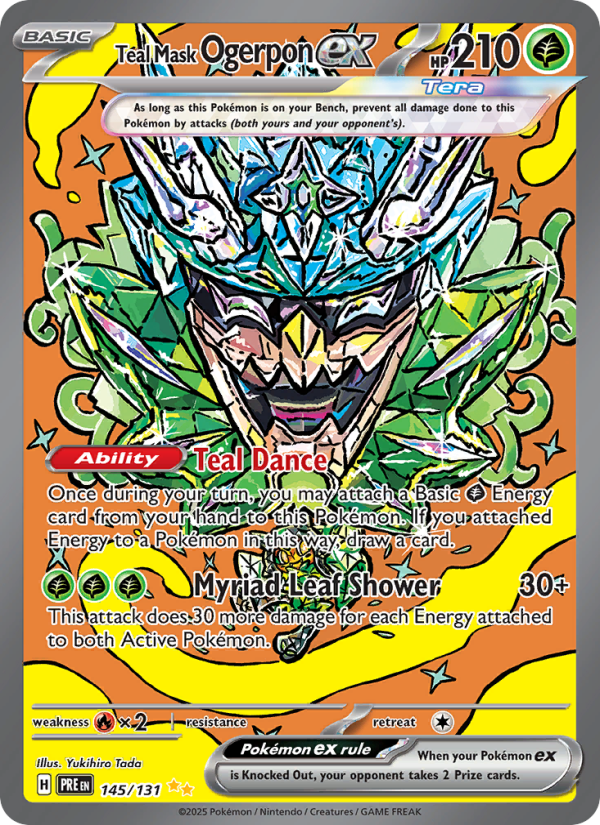 Teal Mask Ogerpon ex - Pokémon TCG Card