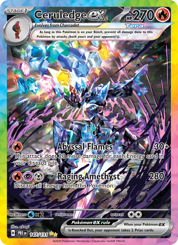 Ceruledge ex - Pokémon TCG Card