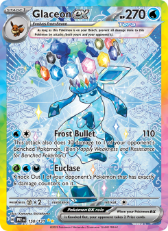 Glaceon ex - pokemon TCG Card