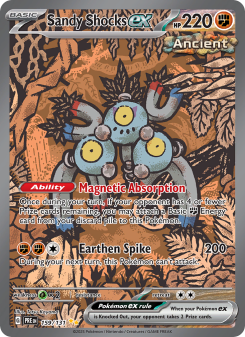 Sandy Shocks ex - pokemon TCG Card