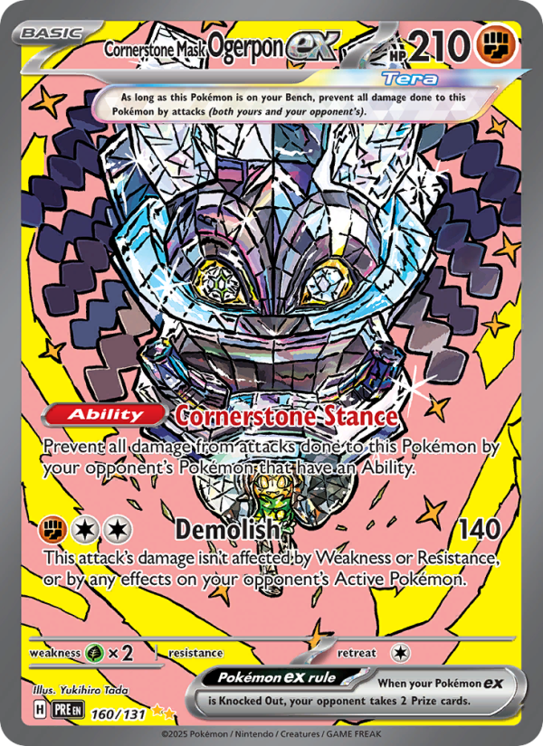 Cornerstone Mask Ogerpon ex - Pokémon TCG Card