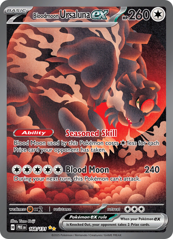 Bloodmoon Ursaluna ex - Pokémon TCG Card