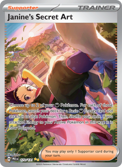 Janine's Secret Art - pokemon TCG Card