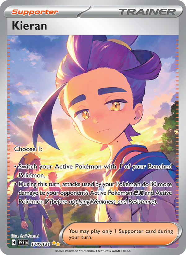 Kieran - Pokémon TCG Card